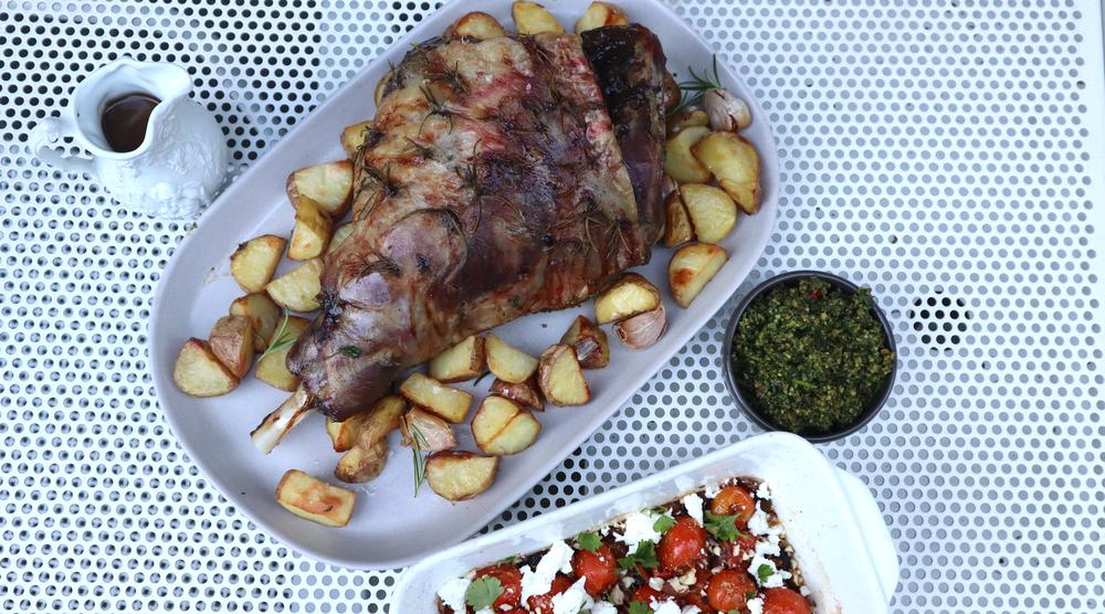Festive Recipes - Whole Leg of Lamb with Anchovies, Capers and Rosemary with Susie Hagen