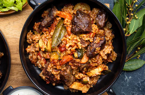 Mid Week - Slow Cooked Beef with Rice and Cumin By "My Family's Food Diary"