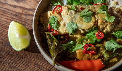 Thai Green Curry w. Barramundi