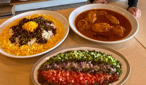 Tayebeh’s Zereshk Polo ba Morgh