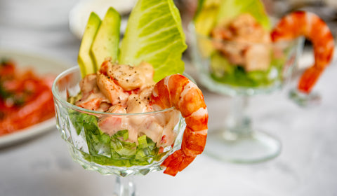 Seafood Cocktail & Oysters Mignonette