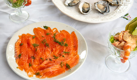 Gin Cured Salmon Gravlax