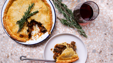 Beef, Mushroom and Bacon Pot Pie
