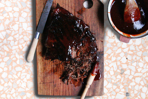 Brisket with Bourbon Honey Glaze