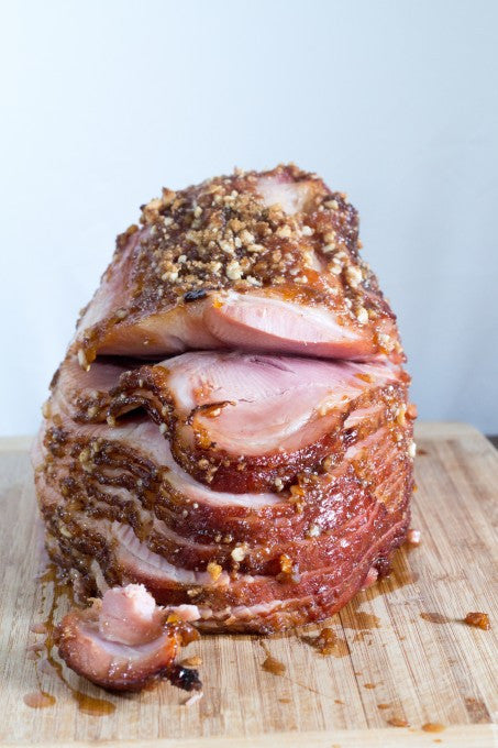 Apricot and Macadamia Crusted Ham