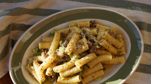 Broccoli & Italian Pork Sausage Rigatoni