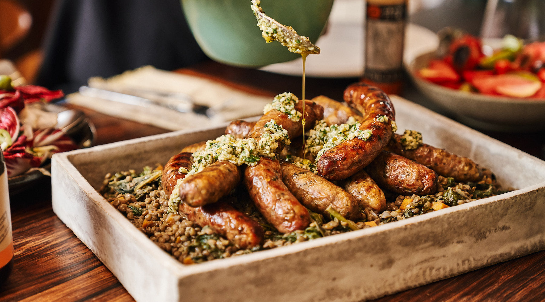 Italian-Style Lentils with Cavolo Nero and Sausages with Julia Busuttil Nishimura