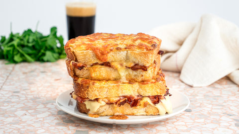 What to do left over ham - Truffled Croque Monsieur