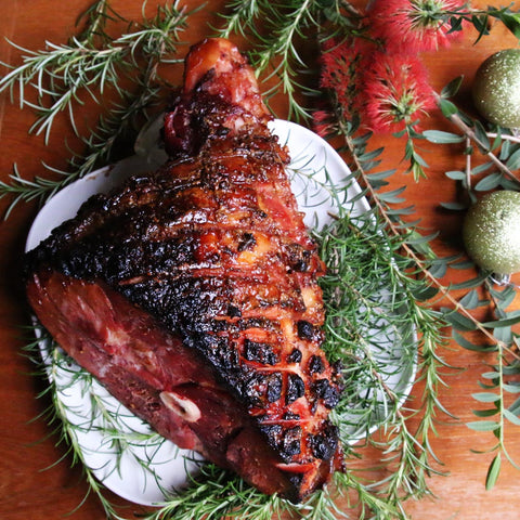 Honey Mustard Glazed Ham