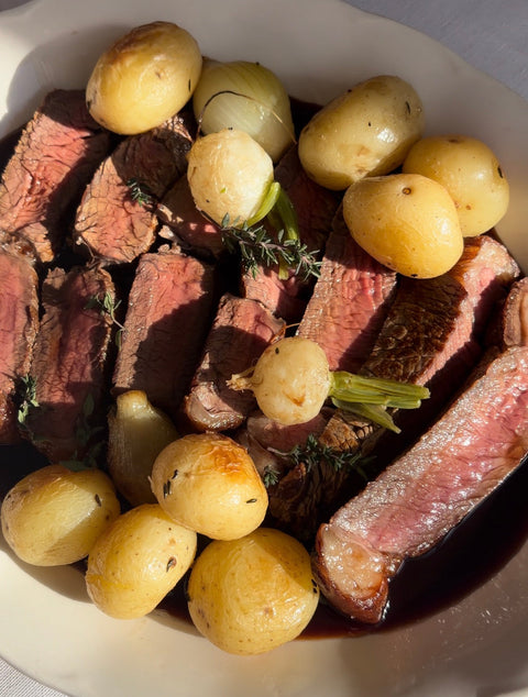 Rump Steak and Red Wine