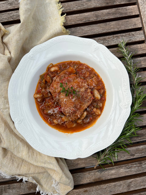 Tuscan Chicken with Beans