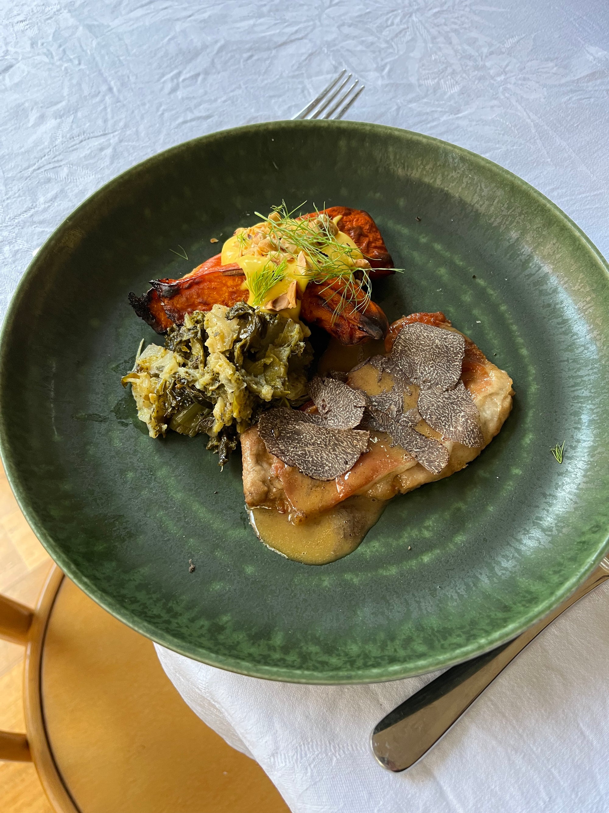 Pork Saltimbocca with Truffle by Pablo Britton
