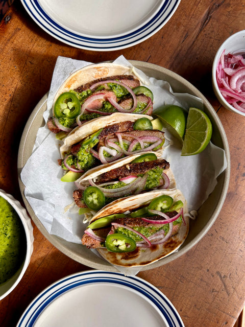 Venison Tacos with Chimi Churri