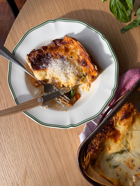 Lasagna with Certified Organic Bolognese