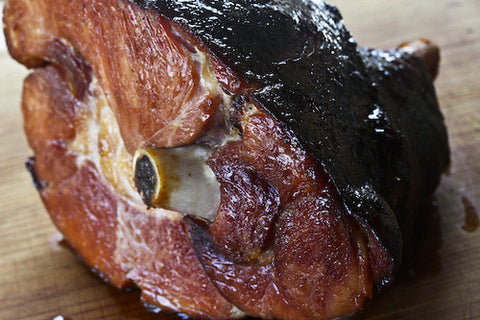 Maple-Spice Glazed Ham