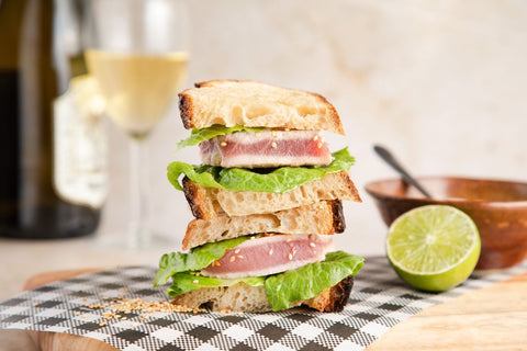 Seared Tuna Sandwich by Hayley McKee