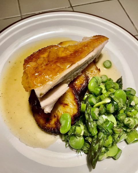 Roasted Milking Yard Chicken with Pete Baxter