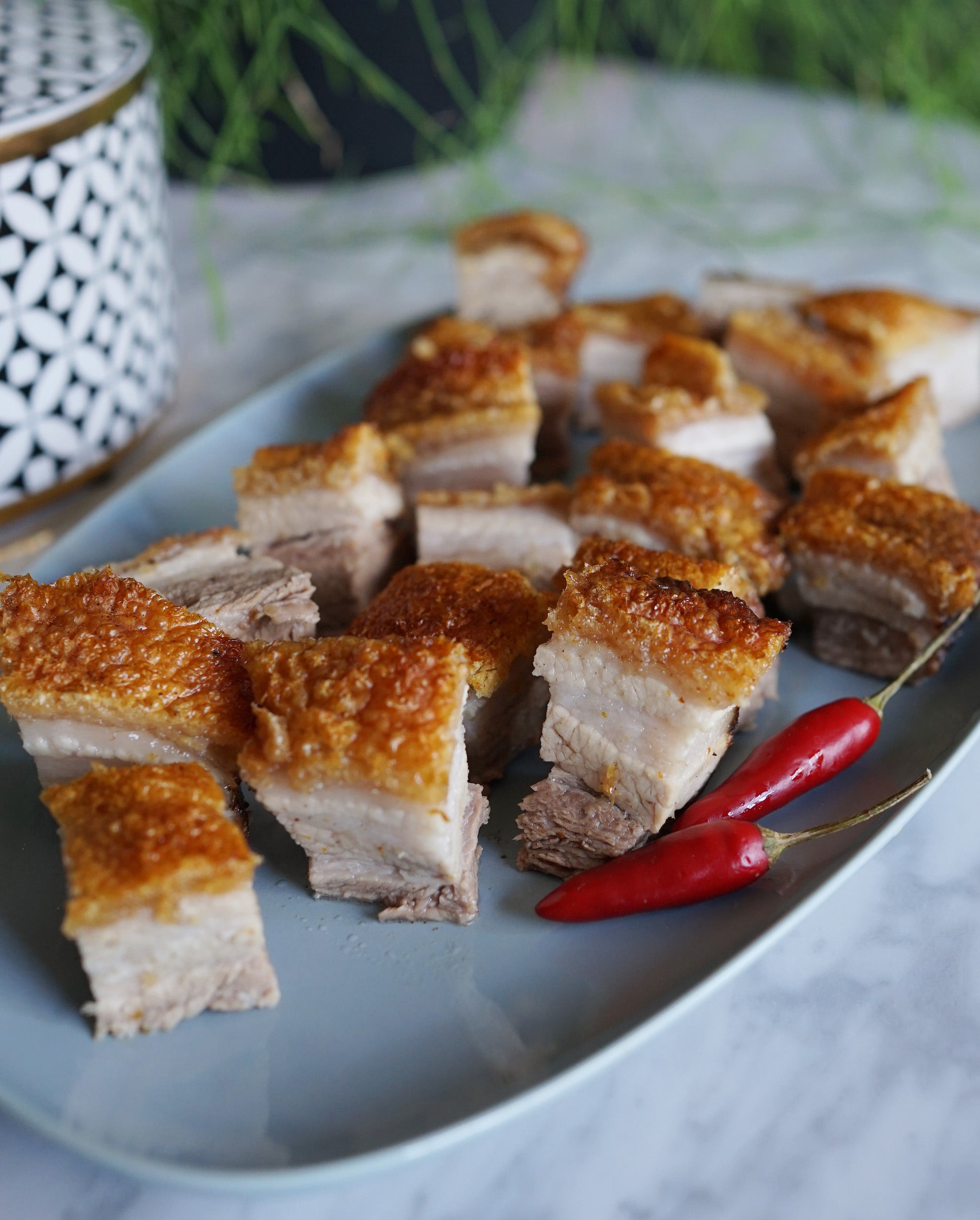 Cantonese Crispy Roast Pork Belly