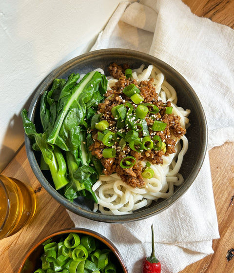 Beijing Pork Noodles "Chinese Bolognese"