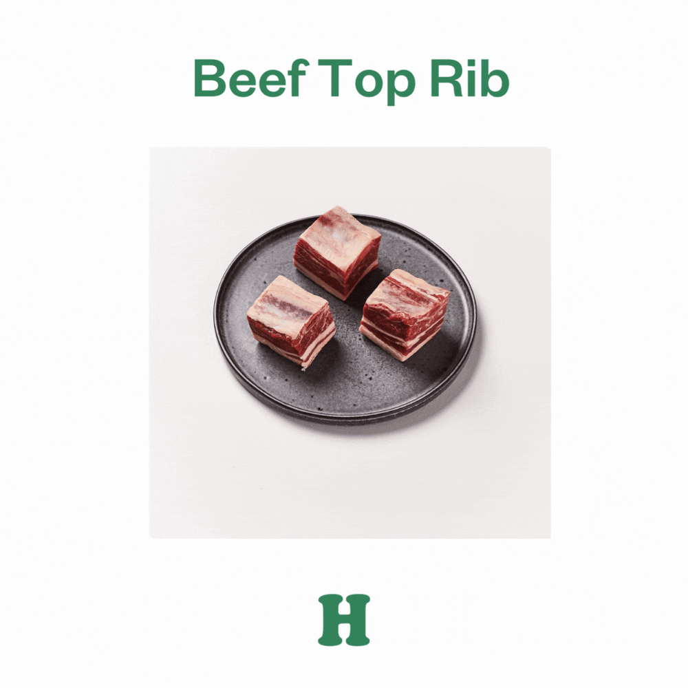 Beef Top Rib Label Free Beef Top Rib, with orders over $150 - Hagen's Organics
