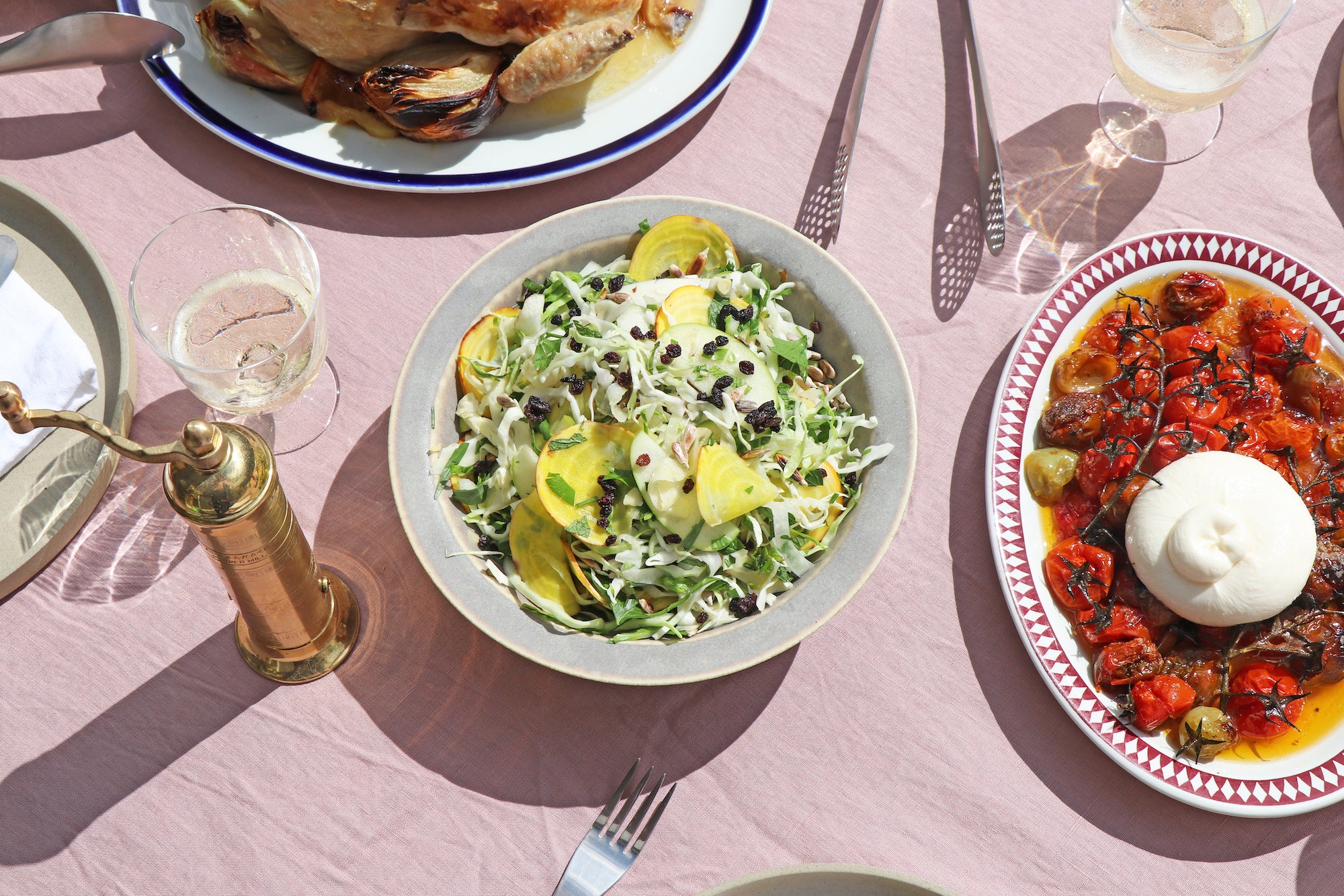 Festive Feasting - Cabbage, Apple, Fennel + Beetroot Slaw with Clementine Day
