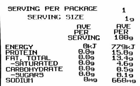 Half Kilo Traditional Bacon